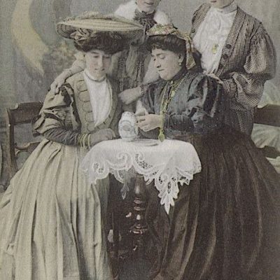 Victorian tasseography Alamy